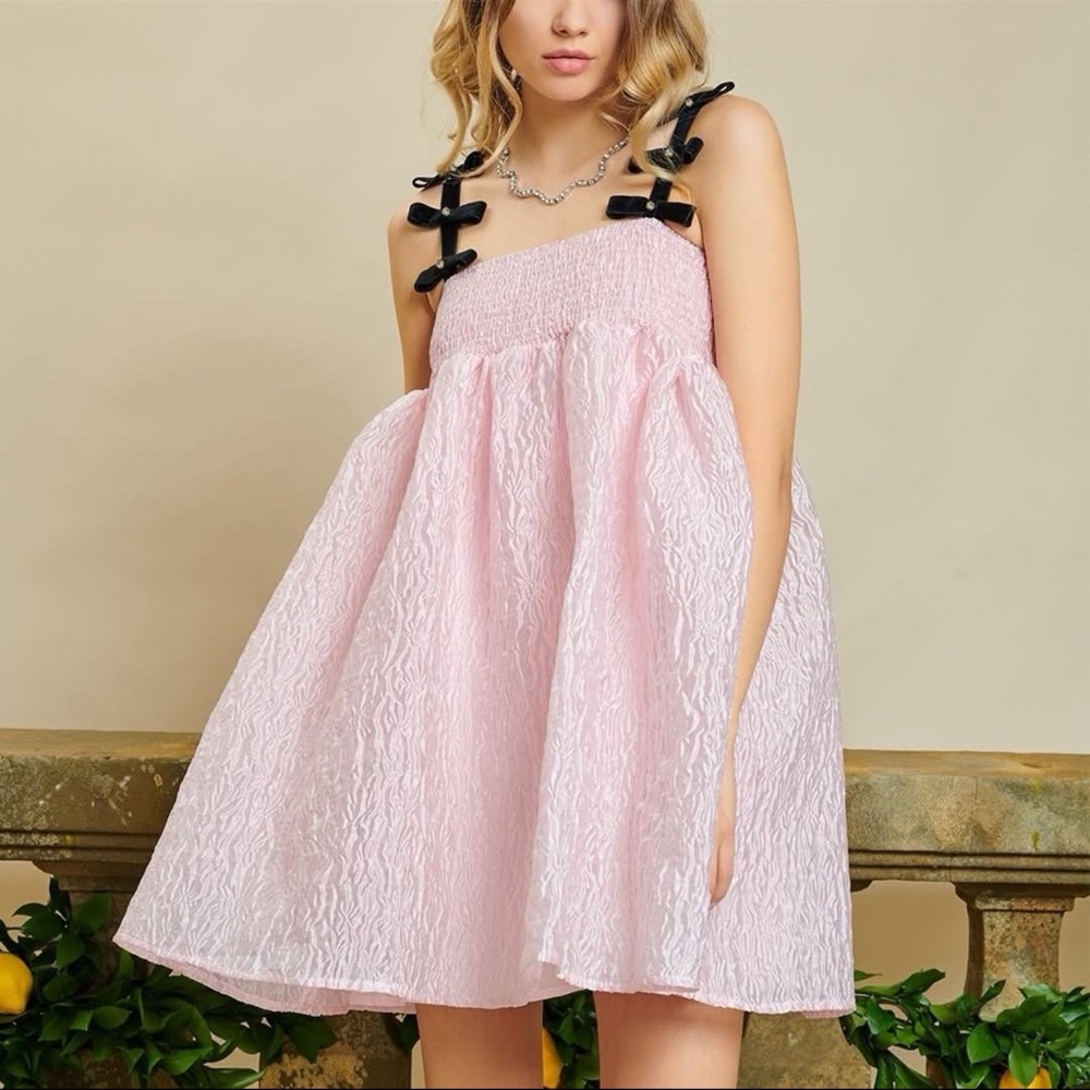 Sister Jane Souvenir Bow Mini Dress